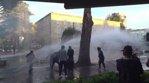 Albanian protesters vandalise government buildings in protest over education costs