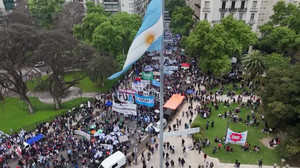 Massive university march in Buenos Aires protests Milei’s education budget cuts