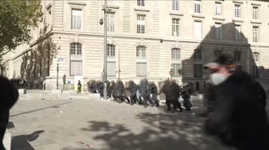 Police charge protesters in Paris as tear gas, clashes hit French cities over cost of living