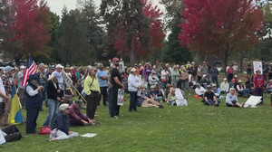 Days after deadly school shooting, activists attend No Kings rally in Bend, Oregon
