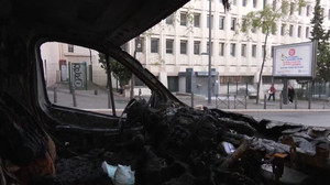Marseille workers clean up after day of protests, clashes