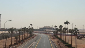 General views in Riyadh as Saudi says airport partly reopens