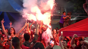 Crowd erupts in Rio as Lula claims historic fourth term