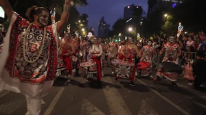 Mexico kicks off Day of the Dead festivities with dazzling street parade