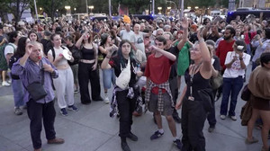 Spanish housing activists demand political action with pot-banging protests