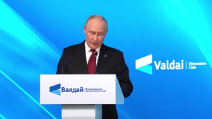 Putin says continuation of international conflicts is highly likely as world changes