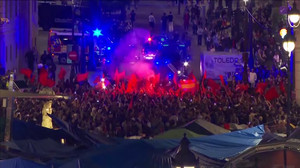 Housing protesters in Madrid rally into evening after parliament rejects decree