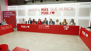 Spain's PM Sanchez chairs Socialist meeting after snap election call