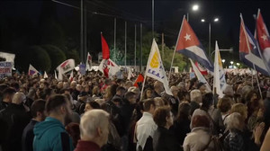 Greek leftist, workers groups protest Marco Rubio's visit in Athens