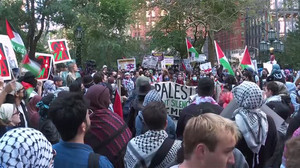 'Free, Free Palestine' - Activists gather outside New York City Hall on Oct 7 anniversary