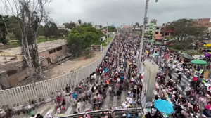 BTS fans form kilometre-long queues for group's first Peru concert