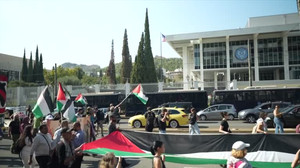 Pro-Palestinian protests march in Athens in support of Gaza