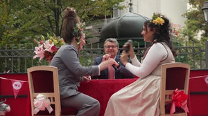 'I do not': Paris 'non-marriage' ceremony draws friends, lovers and even dogs