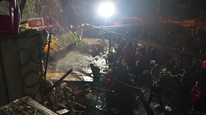 Russia attacks Ukraine's Kharkiv in waves, sparking fires and wounding residents