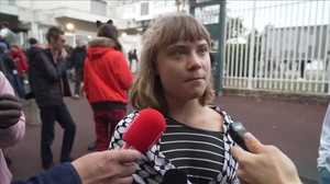 French students are leading by example, says Greta Thunberg at protest near Paris