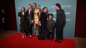Alexander Skarsgard goes golden to premiere offbeat fable 'Wicker' at London Film Festival