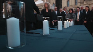 Berlin commemorates October 7th as minister warns against anti-Semitism