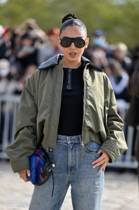 PFW Loewe Outside Arrivals
