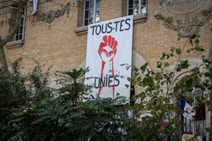 Students Blockade At The École Duperré, In Paris