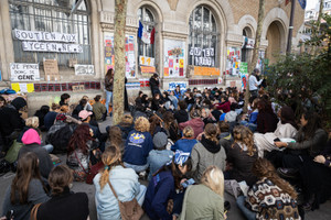 Students Blockade At The École Duperré, In Paris