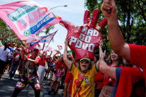Rally ahead of the runoff of the Brazilian presidential election, in Brasilia