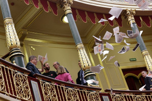 Parliamentary vote on two government decrees approved by the cabinet this week containing a package of social and housing measures, in Madrid