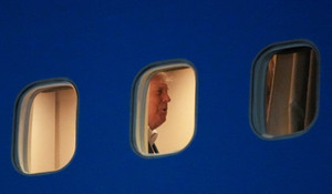 US President Donald Trump arrives at Joint Base Andrews