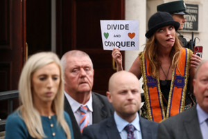 Dispute over the Orange Order parade route through the nearby Garvaghy Road area, in Portadown