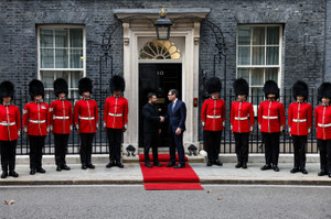 Ukrainian President Zelenskiy visits London