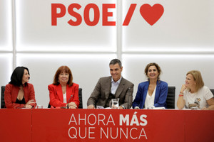 Spain's PM Sanchez chairs a meeting of the Socialist Party Federal Executive Committee (CEF), in Madrid