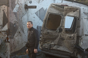 Aftermath of a Russian missile attack in Kyiv