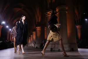Victoria Beckham Womenswear Spring/Summer 2027 collection during Paris Fashion Week in Paris