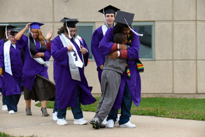 Pelosi gives commencement speech as Northwestern University graduates the first class of 19 incarcerated women