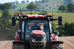 Britain's Prince William on a visit examining the role of regenerative farming in climate resilience, in Hereford