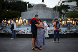 Third anniversary of the deadly Hamas-led October 7 attack, in Tel Aviv