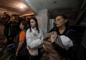 Aftermath of a Russian drone attack in Kharkiv