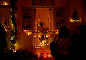Visitors attend "Birgu by Candlelight" in Vittoriosa