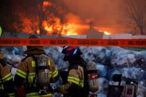 A fire broke out in Guryong village in Seoul
