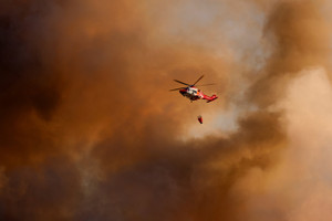 A fire broke out in Guryong village in Seoul