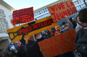 Nationwide day of student protests in France