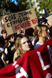 Nationwide day of student protests in France