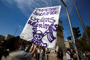 Nationwide day of student protests in France