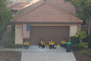 Wildfires rage in San Clemente, California