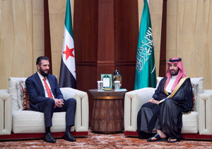 Syrian President Ahmed al-Sharaa meets Saudi Crown Prince Mohammed bin Salman in Riyadh