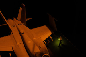 The Wider Image: On the USS George Washington, young sailors adjust to war with Iran