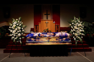 Funeral service for Haitian immigrant and honors student Pierre Damas Bel, in Springfield