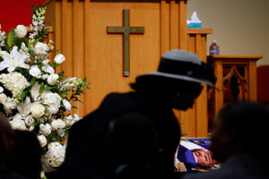 Funeral service for Haitian immigrant and honors student Pierre Damas Bel, in Springfield