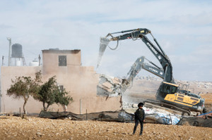 Demolition of a Palestinian building near Hebron