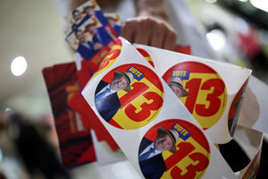 Election campaign ahead of general election in Brasilia