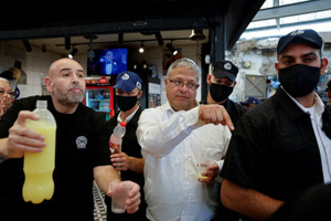 Israeli far-right National Security Minister Itamar Ben-Gvir in Ramla